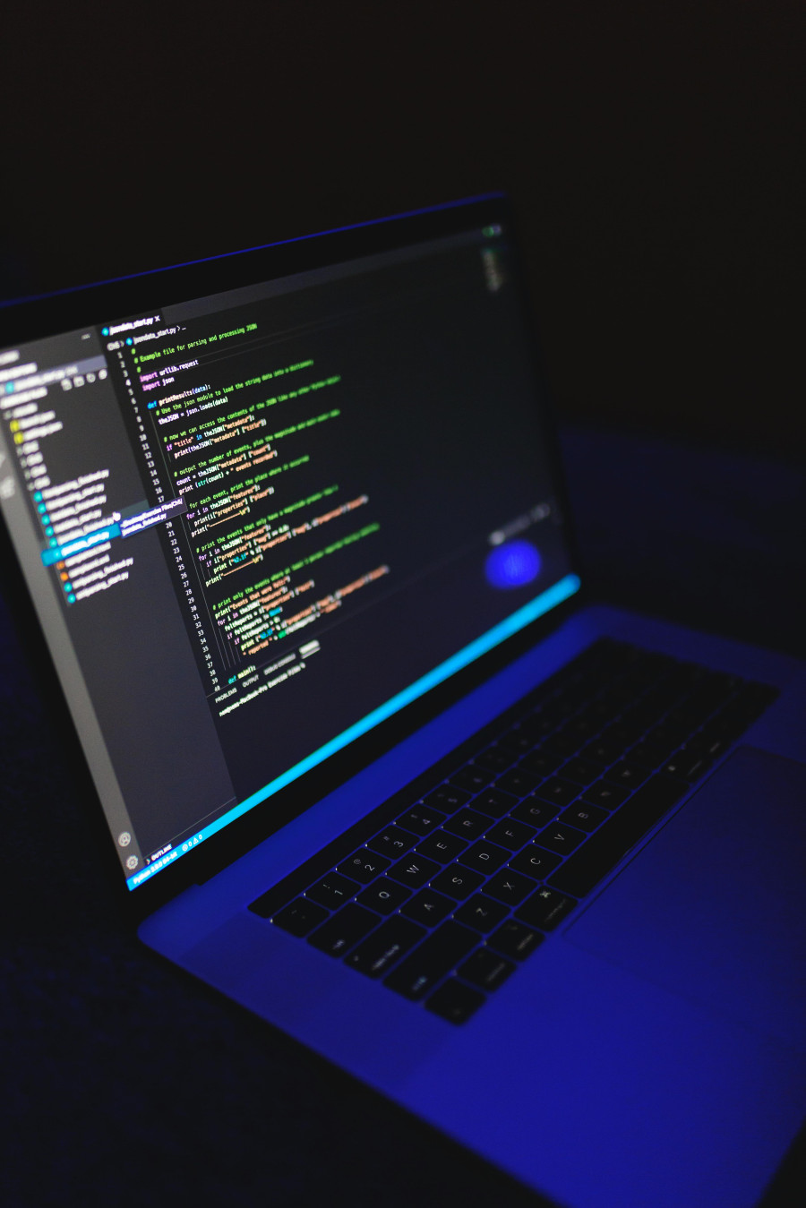 code on screen 3